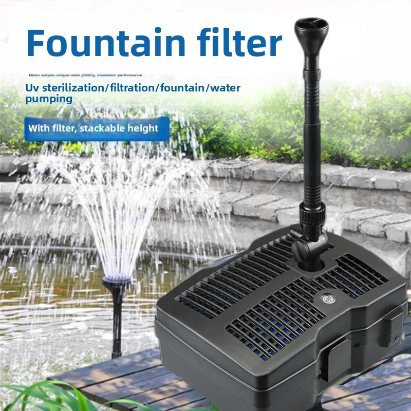Marine Aquarium Par Meter - SUNSUN kio pond filter in fishpond