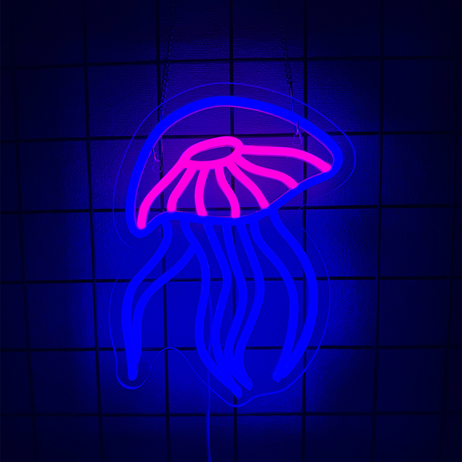 Jellyfish Led Neon Sign, Used  - Marine Aquarium Game recensie en prijs