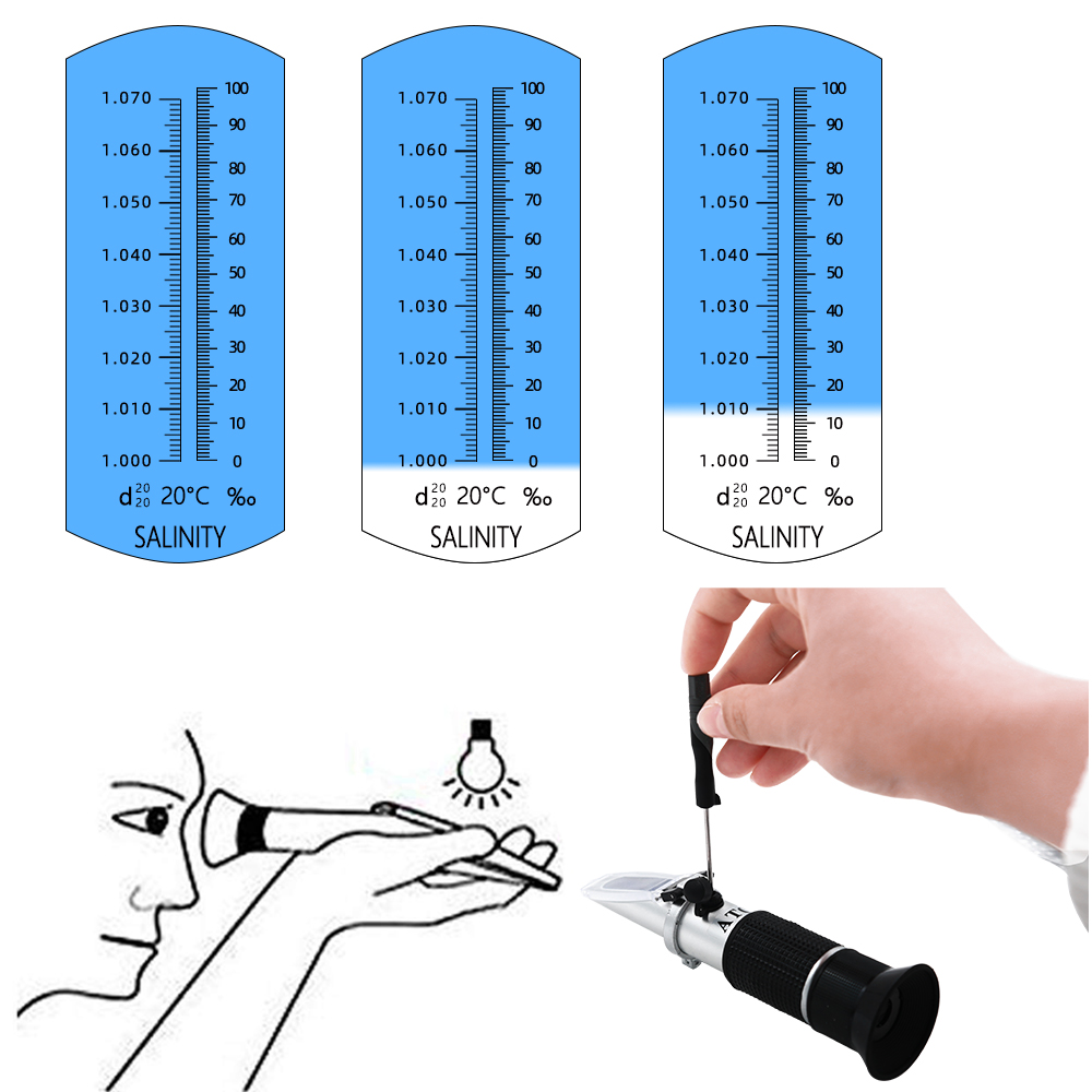 Salinity Refractometer 0-10% 1 - Aquarium Marine Salt recensie en prijs