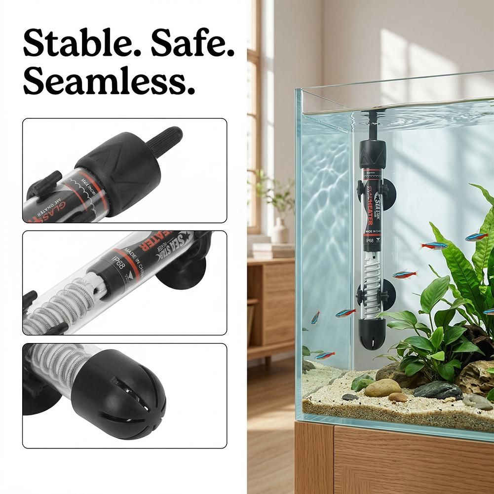 EU Aquarium heater 25W/50W/100 - Marine Aquarium Nano recensie en prijs