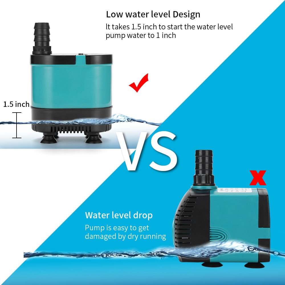 Ultra-quiet Submersible Circul - Aquarium Marine Filter recensie en prijs