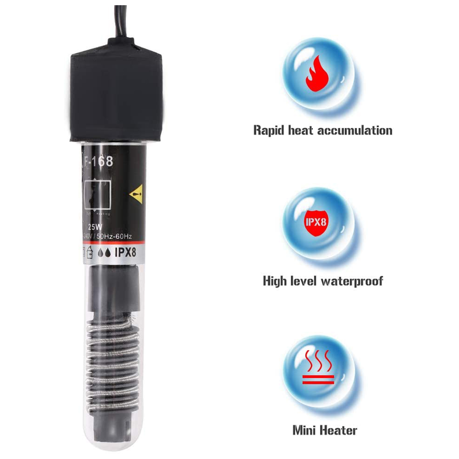Mini Aquarium Heater Submersib - Marine Aquarium Nano recensie en prijs