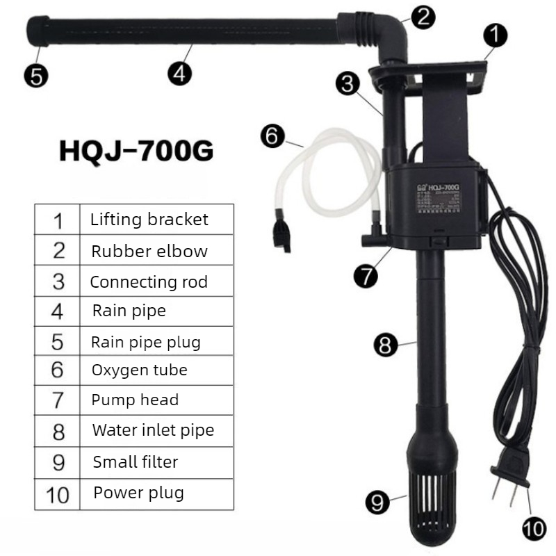Fish Tank Water Pump Oxygenate - Aquarium Marine Filter recensie en prijs