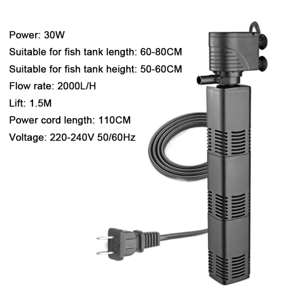 Plastic 3 in 1 Fish Tank Filte - Aquarium Marine Filter recensie en prijs