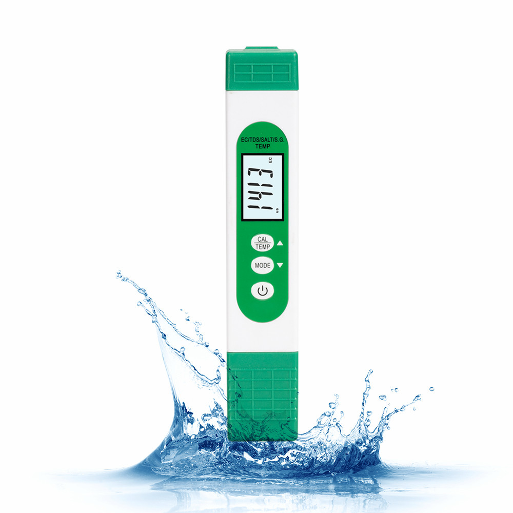 5 in 1 TDS EC SALT S.G TEMP Wa - Aquarium Marine Salt recensie en prijs