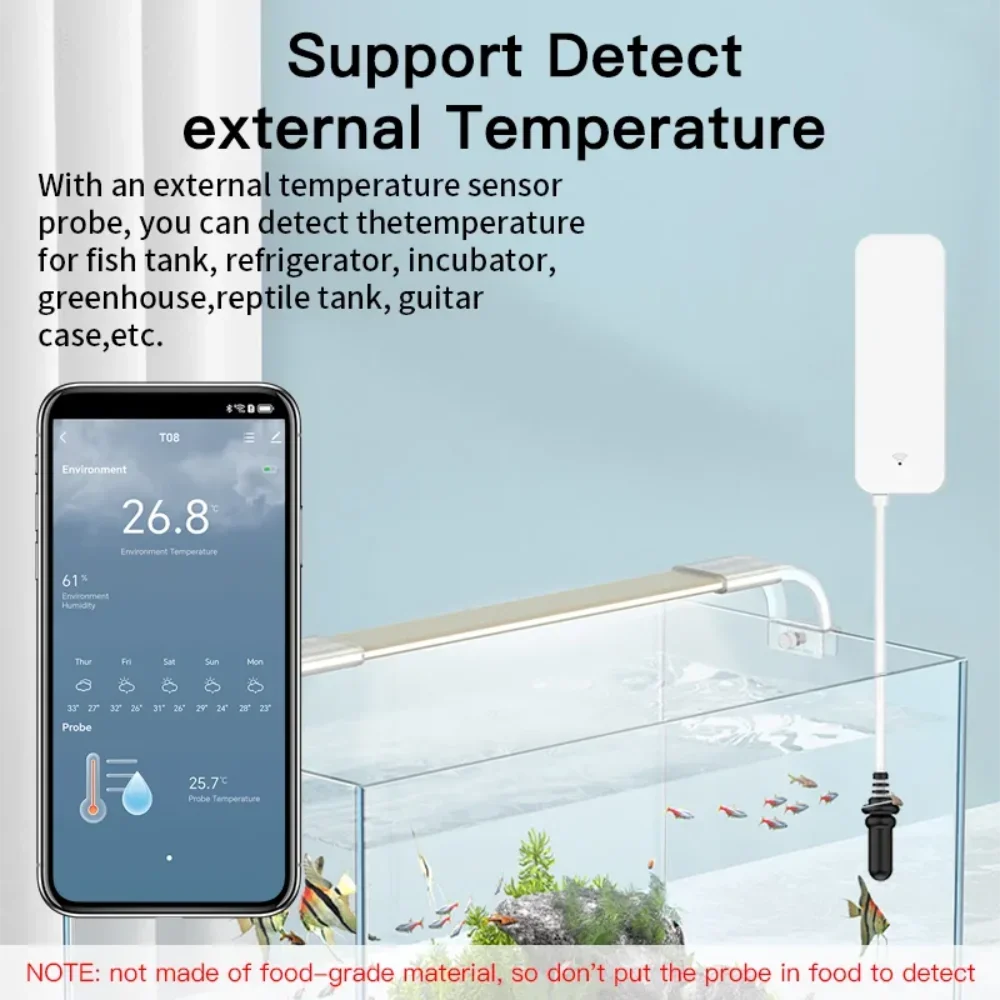 Tuya WiFi Temperature Humidity - Aquarium Marine Plants recensie en prijs