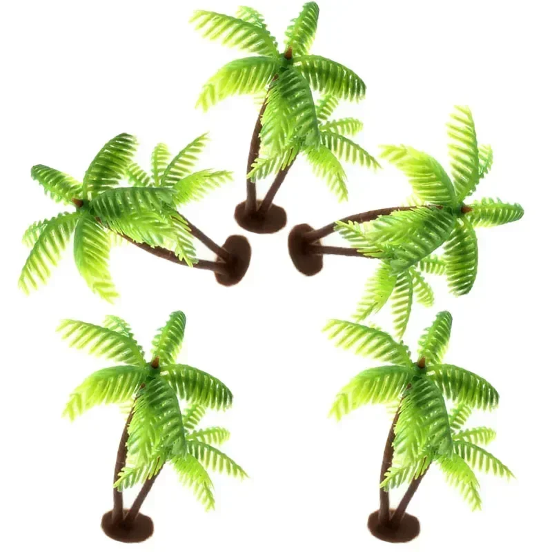5Pcs Mini Plastic Coconut Palm - Aquarium Marine Plants recensie en prijs